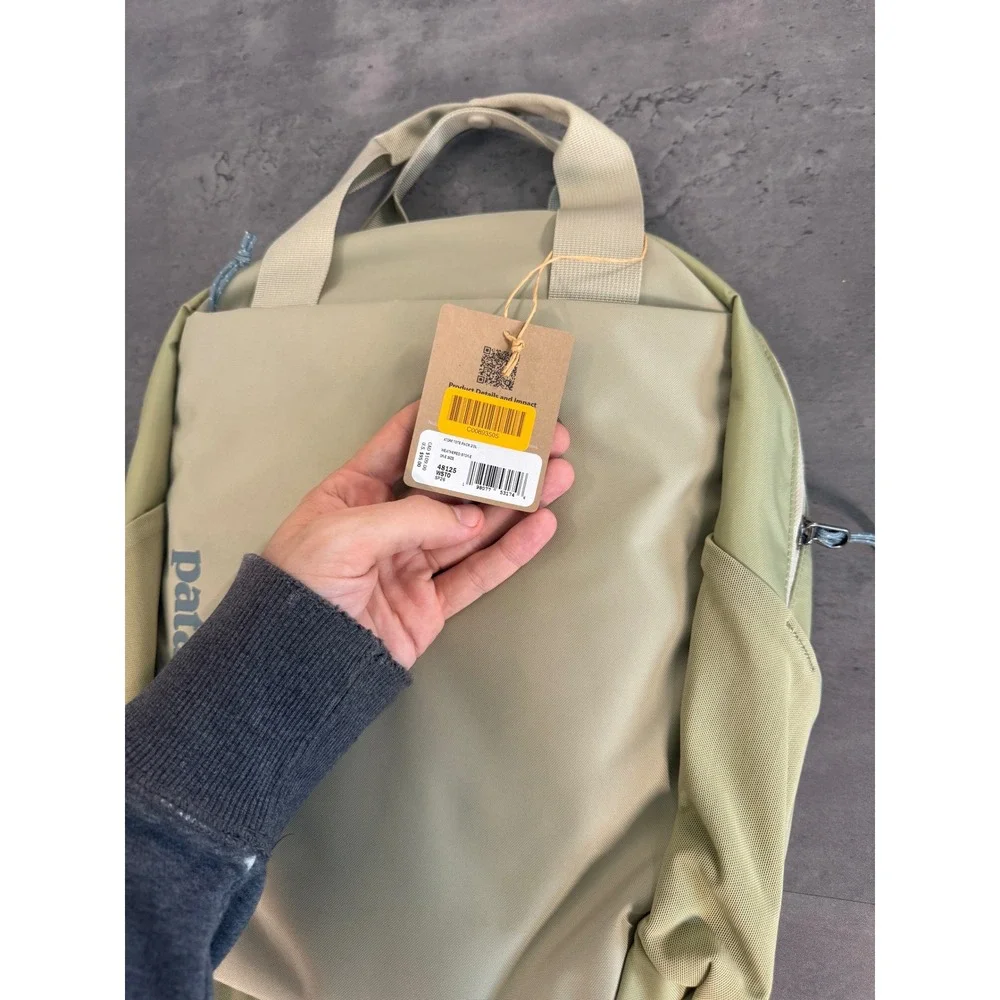 Patagonia Atom Tote Pack 20L Unisex OS Green Heathered Stone Backpack 48125 NEW